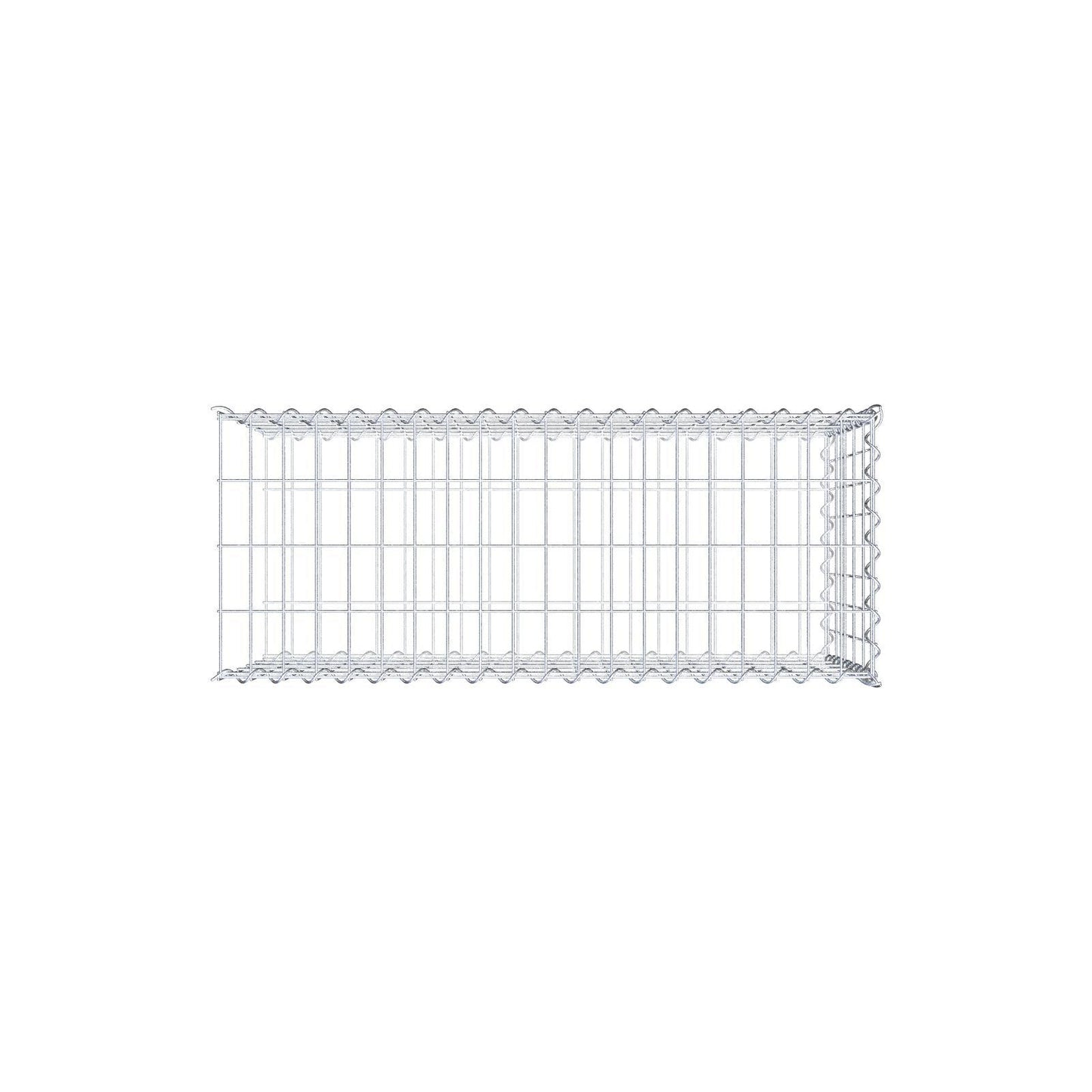 Gavión complementario tipo 2 100 cm x 50 cm x 40 cm (L x A x P), malla 5 cm x 10 cm, espiral