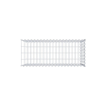 Gavión complementario tipo 2 100 cm x 50 cm x 40 cm (L x A x P), malla 5 cm x 10 cm, espiral