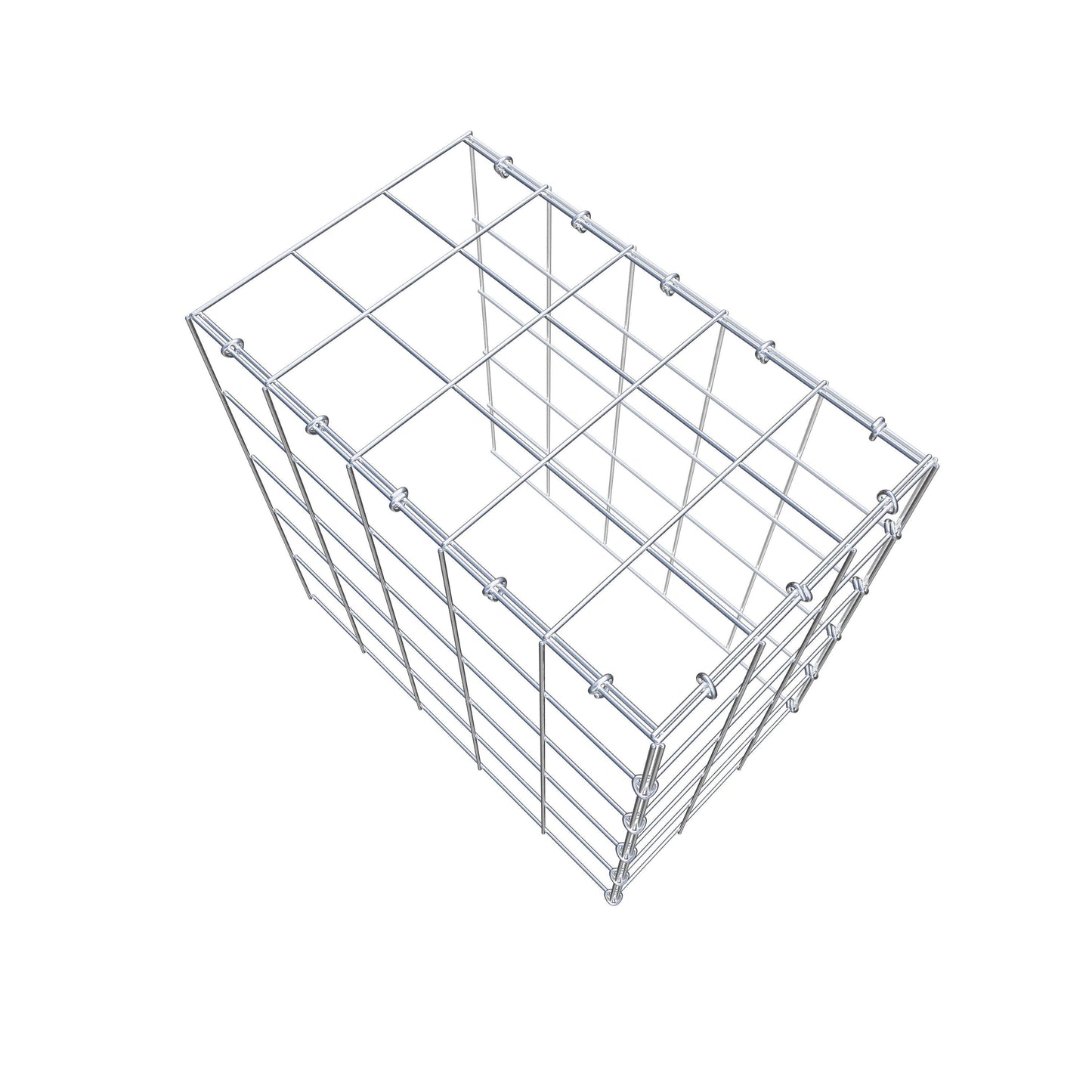 Gavión adicional tipo 4 50 cm x 50 cm x 30 cm (L x A x P), malla 10 cm x 10 cm, anillo en C