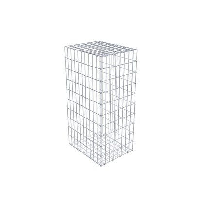 Pile aggiuntivo tipo 2 100 cm x 50 cm x 40 cm, maglia 5 cm x 10 cm, anello a C