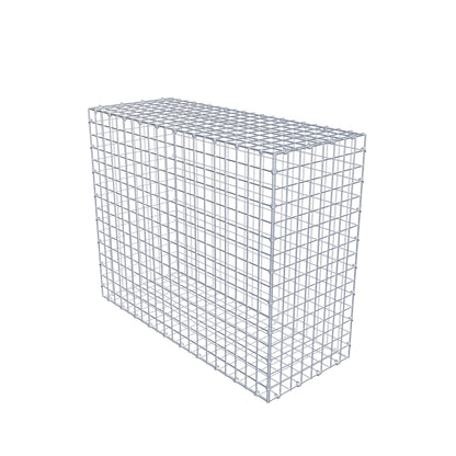 Gabion 100 cm x 80 cm x 40 cm (L x H x D), maskestørrelse 5 cm x 5 cm, C-ring