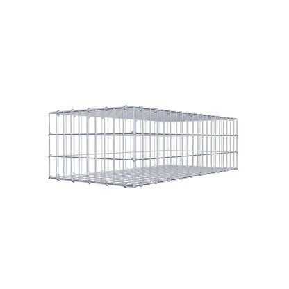 Gabione 100 cm x 30 cm x 50 cm (L x H x T), Maschenweite 5 cm x 10 cm, C-Ring