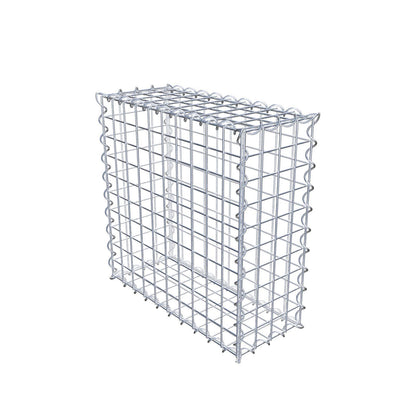 Gabione 50 cm x 50 cm x 20 cm (L x H x T), Maschenweite 5 cm x 5 cm, Spirale