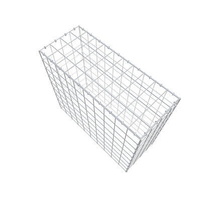 Mounted gabion type 3 100 cm x 90 cm x 40 cm (L x H x D), mesh size 10 cm x 10 cm, C-ring
