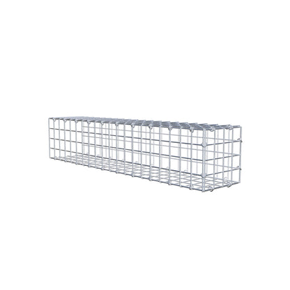 Fästbar gabion typ 2 100 cm x 20 cm x 20 cm (L x H x D), maskstorlek 5 cm x 5 cm, C-ring