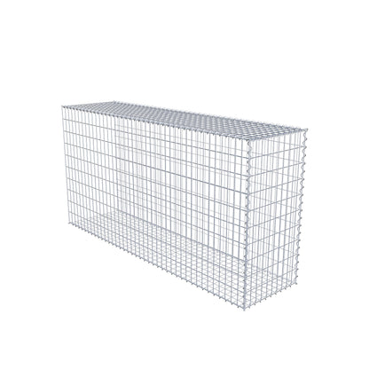 Gavión complementario tipo 2 200 cm x 100 cm x 50 cm (L x A x P), malla 5 cm x 10 cm, espiral