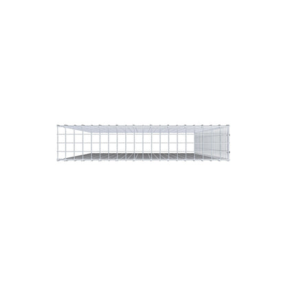 Extra gabion typ 4 200 cm x 100 cm x 20 cm (L x H x D), maskstorlek 5 cm x 5 cm, C-ring
