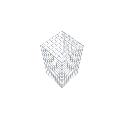 Pila adicional tipo 4 80 cm x 40 cm x 40 cm (L x A x P), malla 5 cm x 5 cm, anillo en C