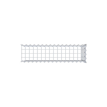 Gabião tipo 4 80 cm x 40 cm x 20 cm (C x A x P), malhagem 5 cm x 5 cm, espiral