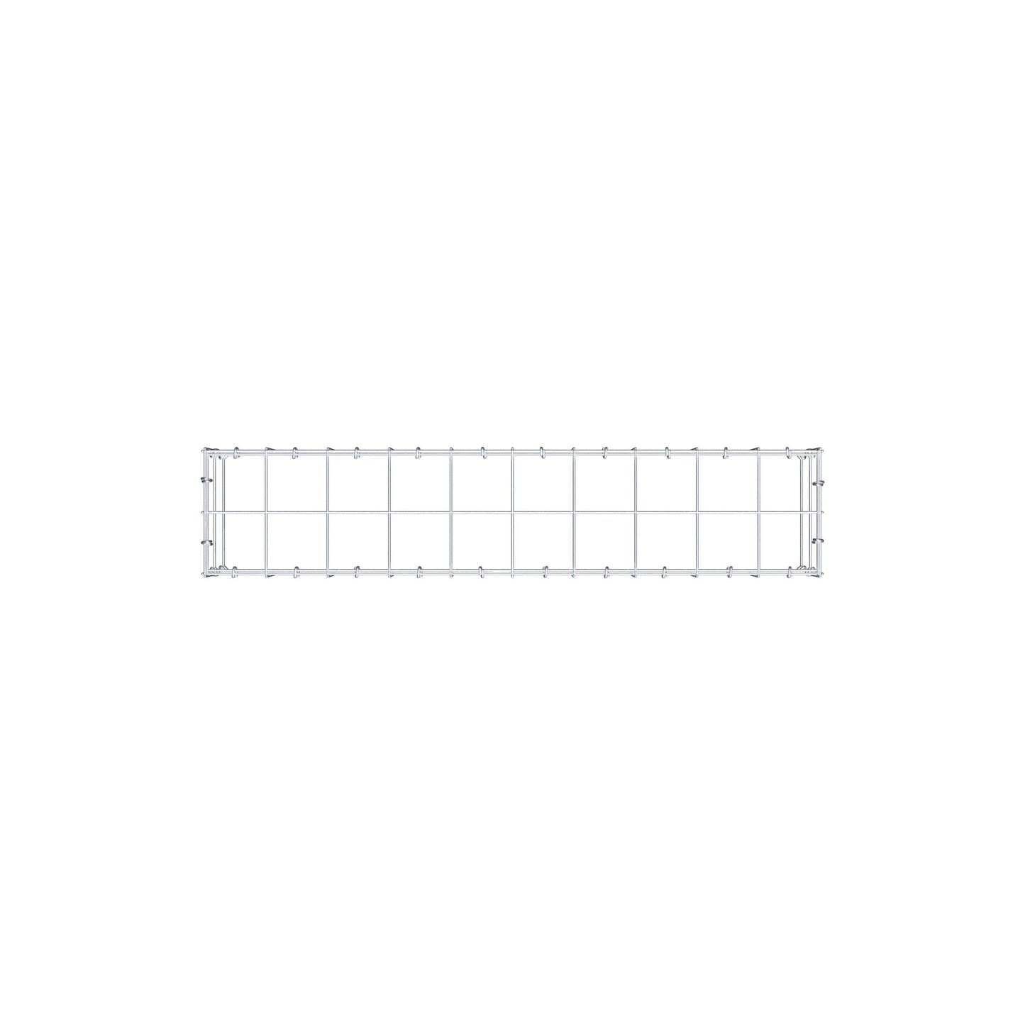 Fourche rapportée type 3 100 cm x 20 cm x 20 cm (L x H x P), mailles 10 cm x 10 cm, anneau C
