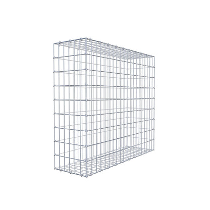 Gabion 100 cm x 90 cm x 30 cm (L x H x D), maskstorlek 5 cm x 10 cm, C-ring
