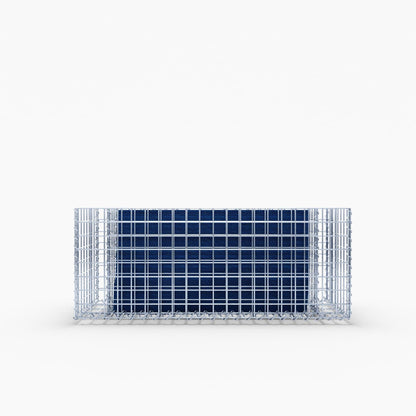 Raised bed square 100 cm x 40 cm x 40 cm (L x H x D), mesh size 5 x 5 cm, wall thickness 10 cm