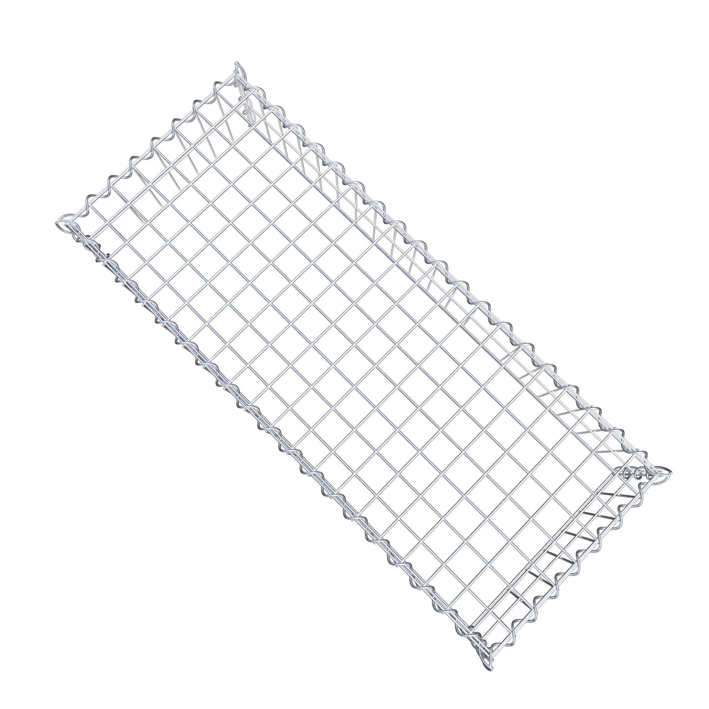 Gavión complementario tipo 3 100 cm x 20 cm x 40 cm (L x A x P), malla 5 cm x 10 cm, espiral