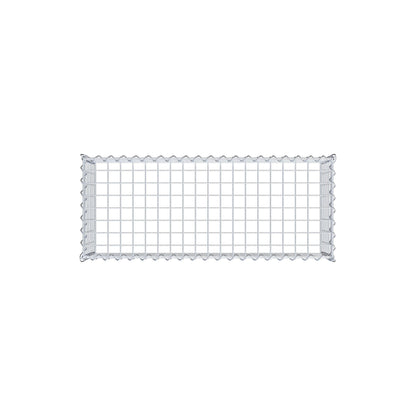 Gavión complementario tipo 3 100 cm x 30 cm x 40 cm (L x A x P), malla 5 cm x 5 cm, espiral