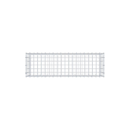 Schanskorf 100 cm x 40 cm x 30 cm (L x H x D), maaswijdte 5 cm x 10 cm, C-ring