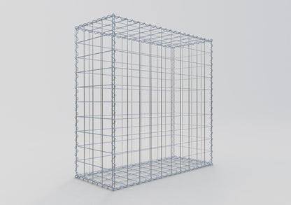 Gabion 100 cm x 100 cm x 40 cm (L x H x D), maskestørrelse 10 cm x 10 cm, spiral