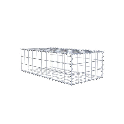 Gavión complementario tipo 2 100 cm x 30 cm x 50 cm (L x A x P), malla 10 cm x 10 cm, espiral