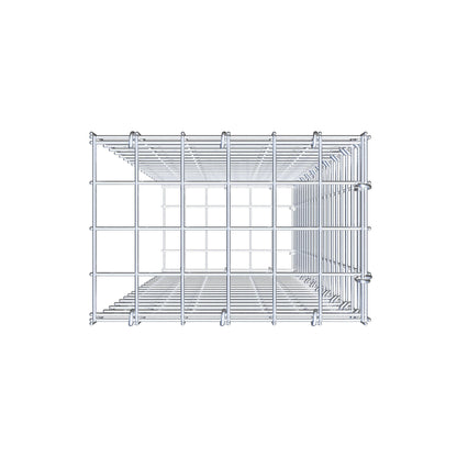 Gavión adicional tipo 2 100 cm x 30 cm x 20 cm (L x A x P), malla 5 cm x 5 cm, anillo en C