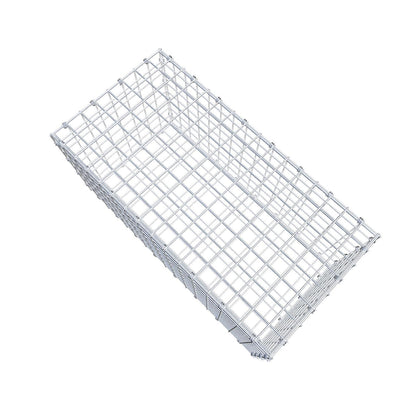 Gabion 80 cm x 40 cm x 40 cm (L x H x D), maskestørrelse 5 x 5 cm, spiralring