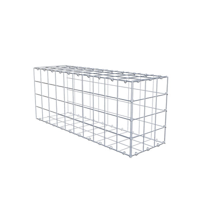 Type 2 oplegkorf 100 cm x 40 cm x 30 cm (L x H x D), maaswijdte 10 cm x 10 cm, C-ring