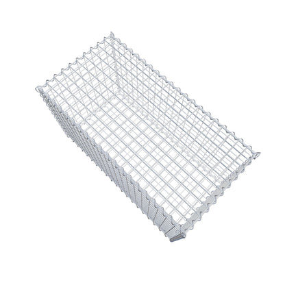 Gabion 100 cm x 60 cm x 50 cm (L x H x D), maskstorlek 5 cm x 5 cm, spiral
