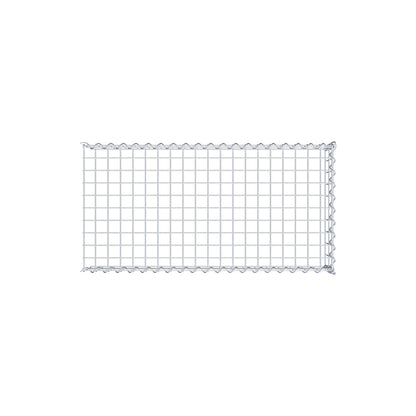 Extra gabion typ 4 100 cm x 20 cm x 50 cm (L x H x D), maskstorlek 5 cm x 10 cm, spiral