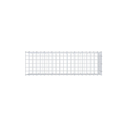 Gavión adicional tipo 2 100 cm x 30 cm x 30 cm (L x A x P), malla 5 cm x 5 cm, anillo en C