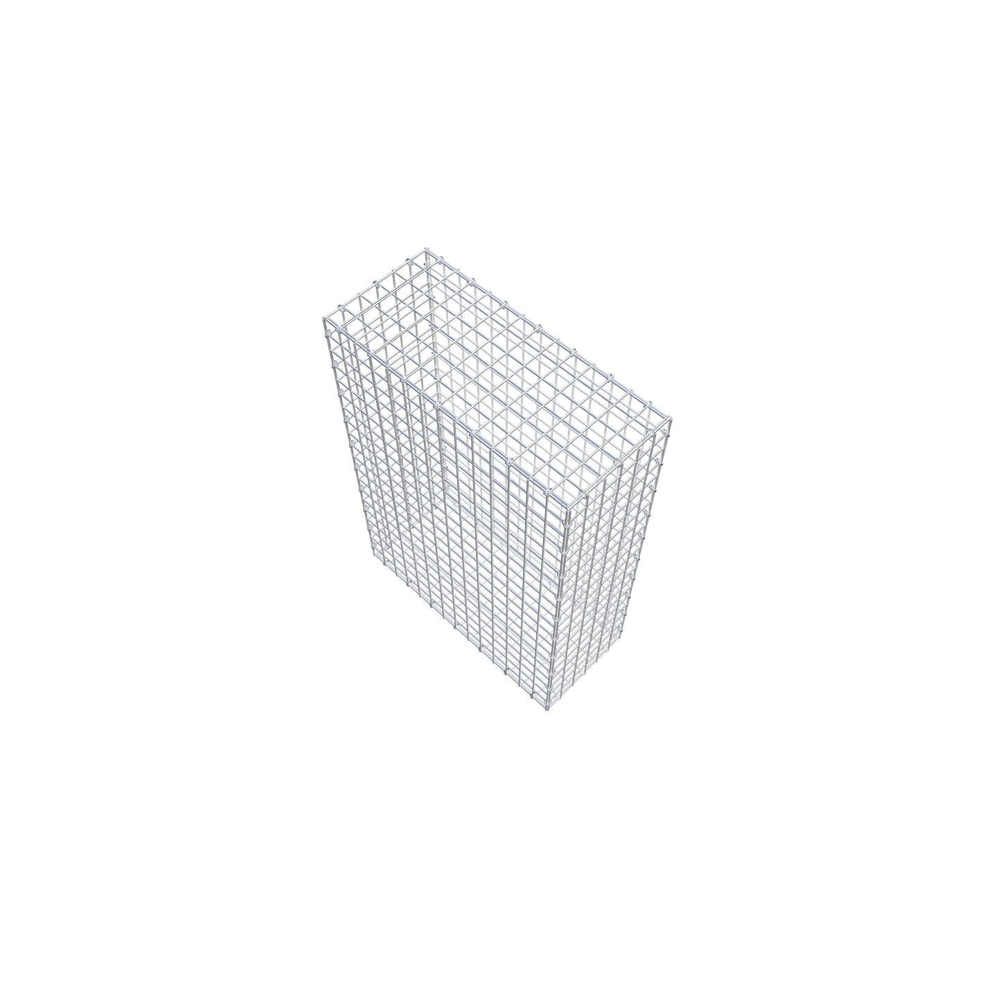 Gavión 100 cm x 70 cm x 30 cm (L x A x P), luz de malla 5 cm x 5 cm, anillo en C