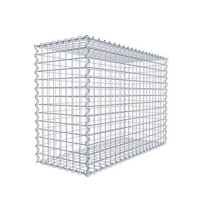 Gavión 100 cm x 70 cm x 40 cm (L x A x P), luz de malla 5 cm x 5 cm, en espiral