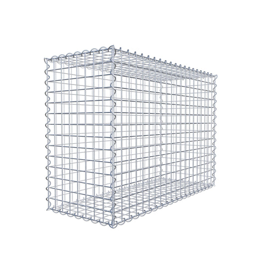 Gabbione 100 cm x 70 cm x 40 cm (L x H x P), maglia 5 cm x 5 cm, spirale