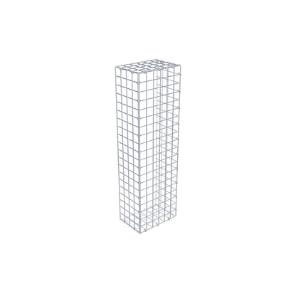 Gavión complementario tipo 2 100 cm x 20 cm x 30 cm (L x A x P), malla 5 cm x 5 cm, anillo en C