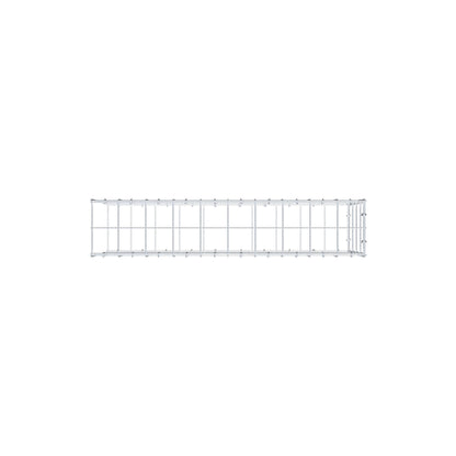 Typ 2 påbyggnadsgabion 100 cm x 40 cm x 20 cm (L x H x D), maskstorlek 10 cm x 10 cm, C-ring