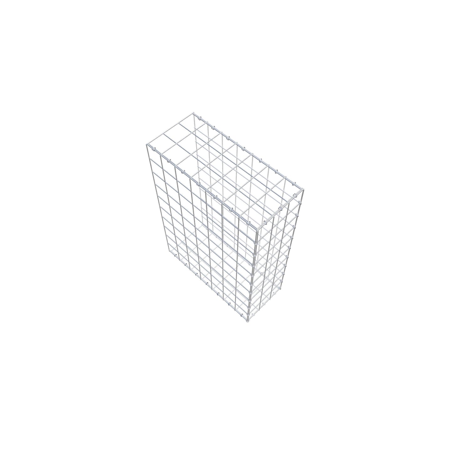 Type 2 oplegkorf 100 cm x 70 cm x 30 cm (L x H x D), maaswijdte 10 cm x 10 cm, C-ring