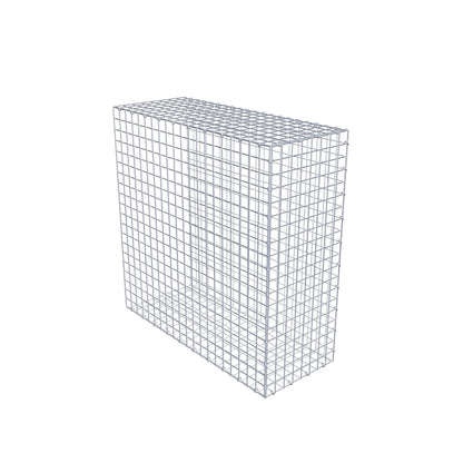 Gabbione aggiuntivo tipo 2 100 cm x 100 cm x 40 cm (L x H x P), maglia 5 cm x 5 cm, anello a C