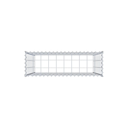 Gavión complementario tipo 3 100 cm x 100 cm x 30 cm (L x A x P), malla 10 cm x 10 cm, espiral