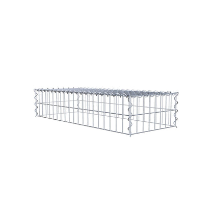 Gavión complementario tipo 3 100 cm x 20 cm x 40 cm (L x A x P), malla 5 cm x 10 cm, espiral