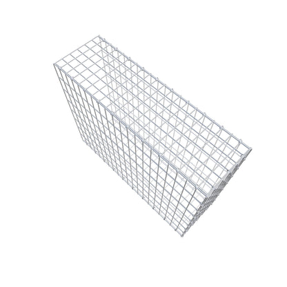 Anbaugabione Typ 2 100 cm x 80 cm x 30 cm, Maschenweite 5 cm x 10 cm, C-Ring