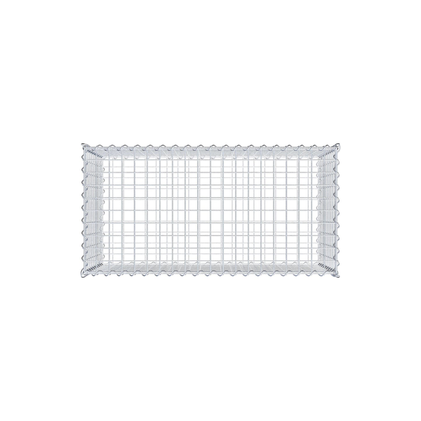 Gabbione 100 cm x 50 cm x 50 cm (L x H x P), maglia 5 cm x 5 cm, spirale