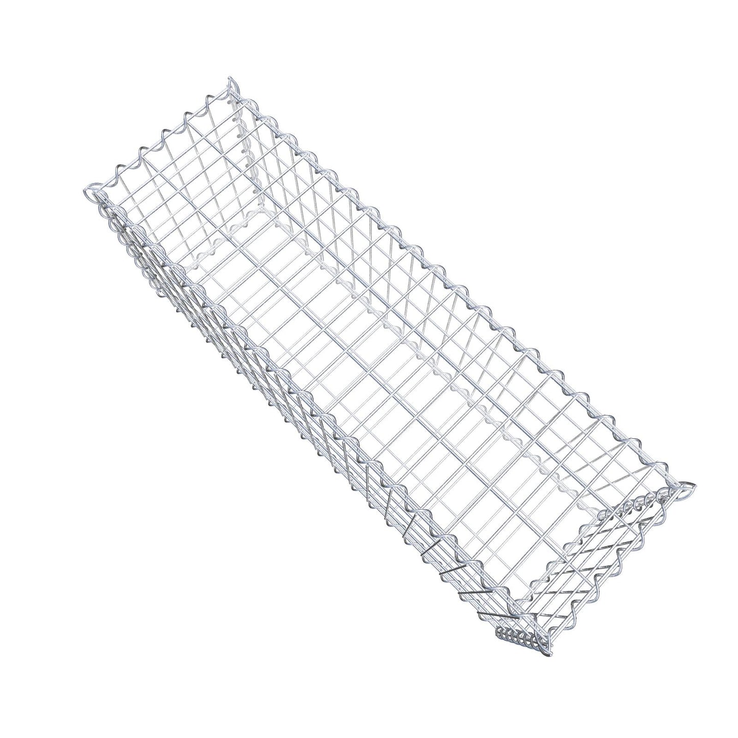 Set van 2 schanskorven 100 cm x 40 cm x 30 cm (L x H x D), maaswijdte 5 x 10 cm, spiraalvormig