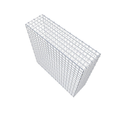 Gavión 100 cm x 100 cm x 30 cm (L x A x P), luz de malla 5 x 5 cm, anillo en espiral