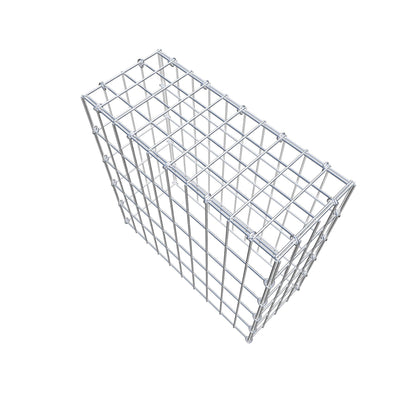Monteret gabion type 3 50 cm x 50 cm x 20 cm (L x H x D), maskestørrelse 5 cm x 10 cm, C-ring