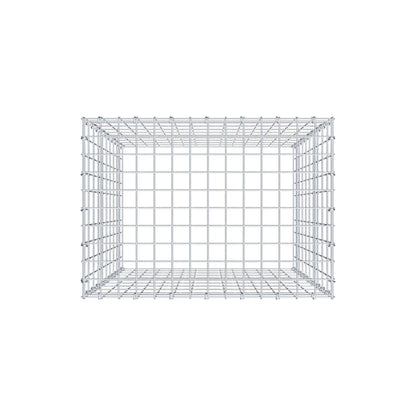 Gabbione aggiuntivo di tipo 3 100 cm x 70 cm x 50 cm (L x H x P), maglia 5 cm x 10 cm, anello a C