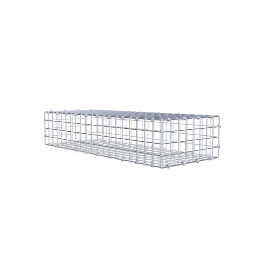 Gabion 100 cm x 20 cm x 40 cm (L x H x D), mesh size 5 x 5 cm, spiral ring