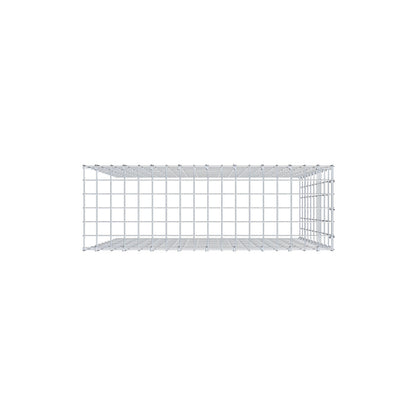 Gabbione aggiuntivo tipo 4 100 cm x 90 cm x 30 cm (L x H x P), maglia 5 cm x 10 cm, anello a C