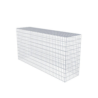 Pilote adicional tipo 3 200 cm x 100 cm x 50 cm (L x A x P), malla 5 cm x 10 cm, anillo en C