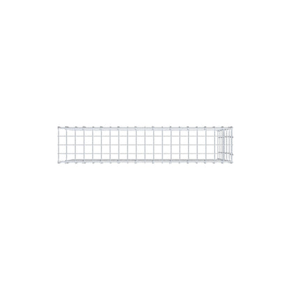 Gavión complementario de tipo 4 100 cm x 60 cm x 20 cm (L x A x P), malla 5 cm x 10 cm, anillo en C