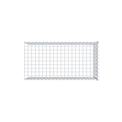 Gavión complementario tipo 4 100 cm x 40 cm x 50 cm (L x A x P), malla 5 cm x 5 cm, espiral
