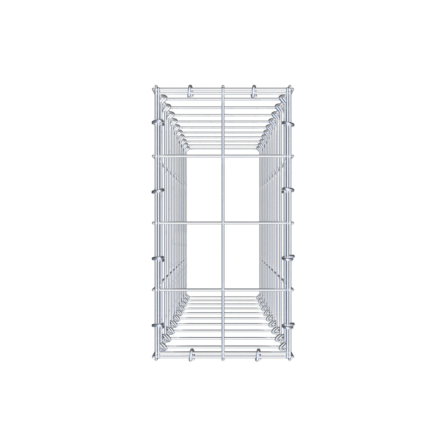 Gavión complementario de tipo 3 100 cm x 20 cm x 40 cm (L x A x P), malla 10 cm x 10 cm, anillo en C