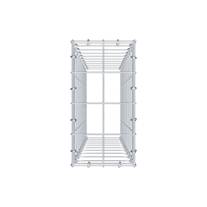 Gavión complementario de tipo 3 100 cm x 20 cm x 40 cm (L x A x P), malla 10 cm x 10 cm, anillo en C