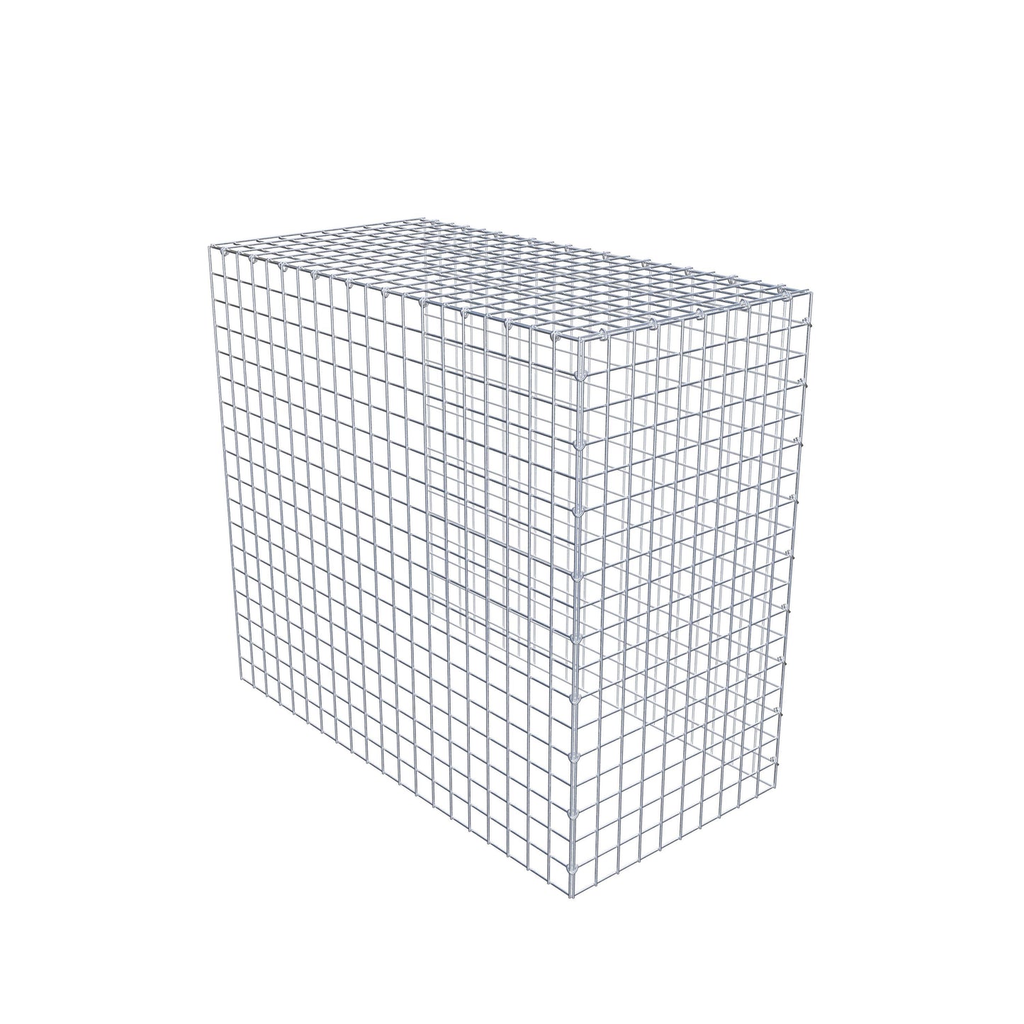 Gabião Tipo 4 100 cm x 90 cm x 50 cm (C x A x P), malhagem 5 cm x 5 cm, anel C